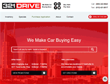 Tablet Screenshot of 321drive.com